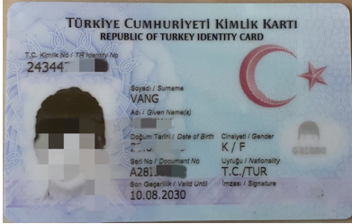 喜訊！拓視海外客戶W女士土耳其護照獲批